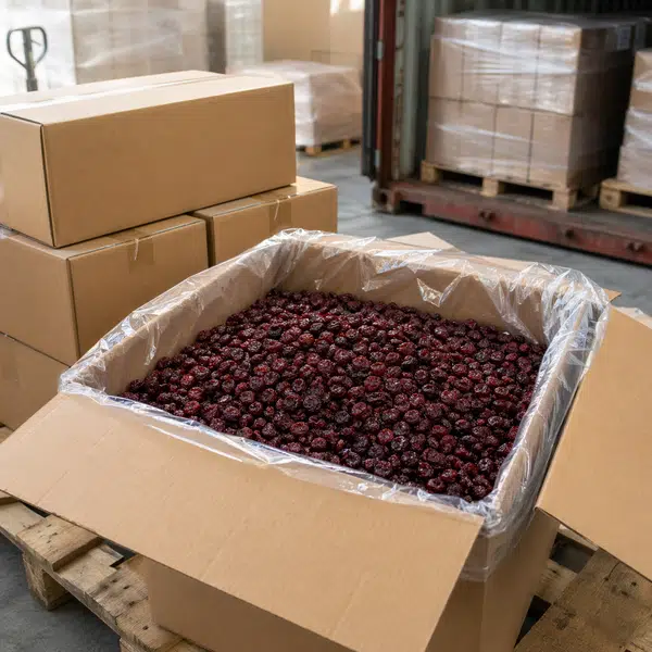 Dried Sour Cherries: Container Loading, Transit and Storage Advice
